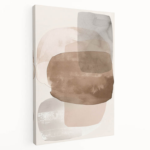 Soft Neutral Dining Room Wall Art – Minimalist Abstract Print
