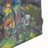 Abstract Expressionist Floral Landscape Wall Art - Vibrant Modern Decor