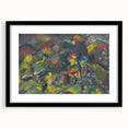 Abstract Expressionist Floral Landscape Wall Art - Vibrant Modern Decor