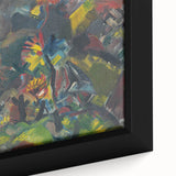 Abstract Expressionist Floral Landscape Wall Art - Vibrant Modern Decor