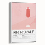 Vintage poster art of colorful food and drinks on a large framed canvas, ideal for living room decor.