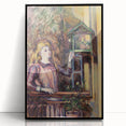 Impressionist Art Print - Girl with Birdcage by Paul Cézanne - Cézanne Wall Art