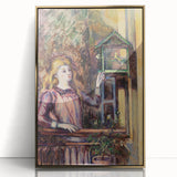 Impressionist Art Print - Girl with Birdcage by Paul Cézanne - Cézanne Wall Art