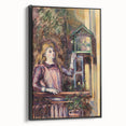 Impressionist Art Print - Girl with Birdcage by Paul Cézanne - Cézanne Wall Art