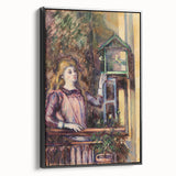 Impressionist Art Print - Girl with Birdcage by Paul Cézanne - Cézanne Wall Art