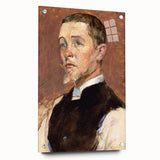 Classic Portrait of Albert Grenier - Vintage Art by Henri de Toulouse-Lautrec
