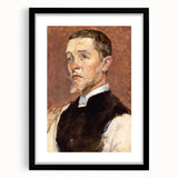 Classic Portrait of Albert Grenier - Vintage Art by Henri de Toulouse-Lautrec