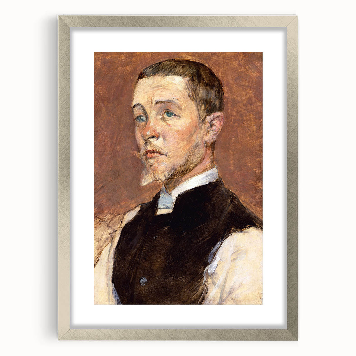 Classic Portrait of Albert Grenier - Vintage Art by Henri de Toulouse-Lautrec