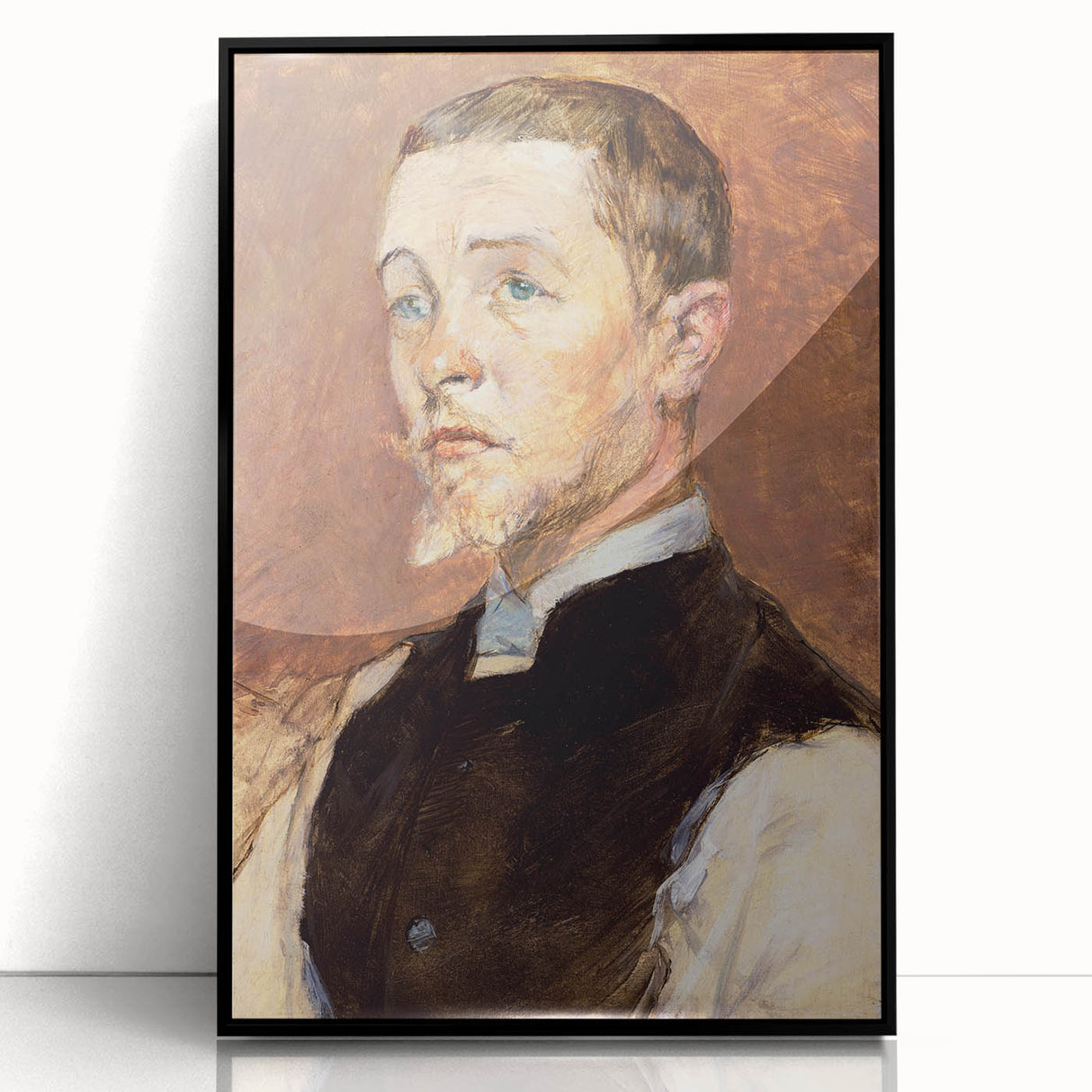 Classic Portrait of Albert Grenier - Vintage Art by Henri de Toulouse-Lautrec