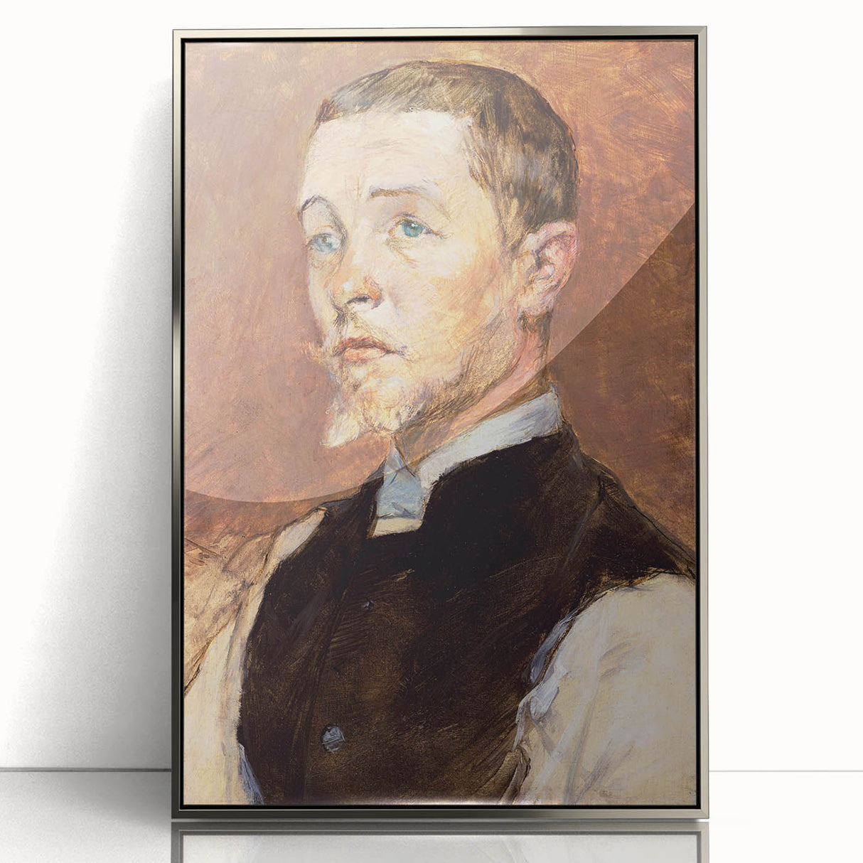 Classic Portrait of Albert Grenier - Vintage Art by Henri de Toulouse-Lautrec