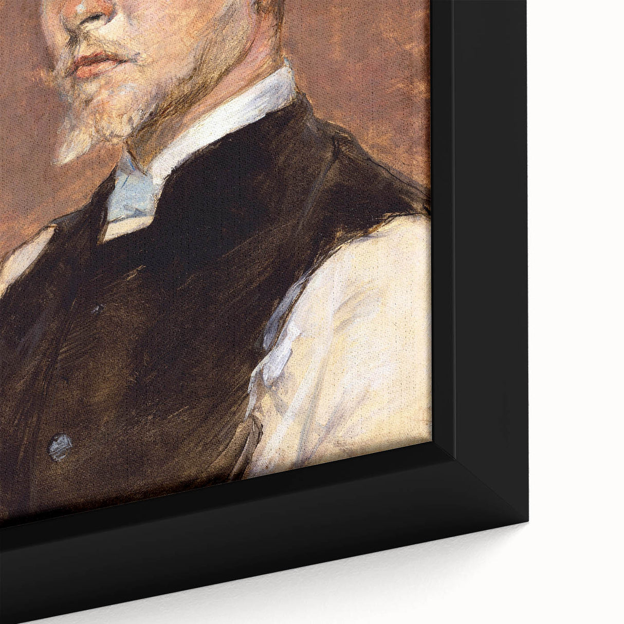 Classic Portrait of Albert Grenier - Vintage Art by Henri de Toulouse-Lautrec