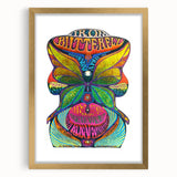Iron Butterfly Retro Wall Art – Vintage Psychedelic Concert Print