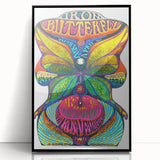 Iron Butterfly Retro Wall Art – Vintage Psychedelic Concert Print