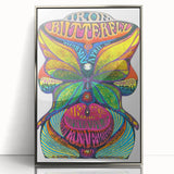 Iron Butterfly Retro Wall Art – Vintage Psychedelic Concert Print