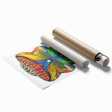 Iron Butterfly Retro Wall Art – Vintage Psychedelic Concert Print