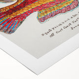 Realism Art Prints - Antique Fish Illustration by Fe. Clarke Vibrant Marine Art