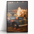 Large abstract wall art featuring autumnal hues on a framed acrylic, ideal for modern living room decor.