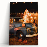 Large black and white stretched canvas depicting a minimalist autumn tree, suitable for kitchen or bedroom decor.