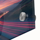 Sunset Highway Motion Wall Art – Colorful Abstract Light Trails