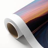 Sunset Highway Motion Wall Art – Colorful Abstract Light Trails