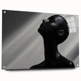 Shadowed Elegance – Minimalist Emotive Sculpture Wall Art Print