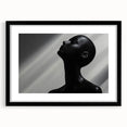 Shadowed Elegance – Minimalist Emotive Sculpture Wall Art Print