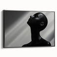 Shadowed Elegance – Minimalist Emotive Sculpture Wall Art Print