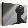 Shadowed Elegance – Minimalist Emotive Sculpture Wall Art Print