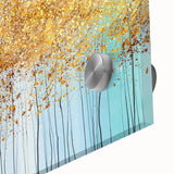 Golden Canopy Abstract – Modern Large Wall Art for Living Room