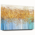 Golden Canopy Abstract – Modern Large Wall Art for Living Room