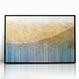 Golden Canopy Abstract – Modern Large Wall Art for Living Room