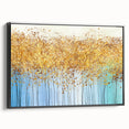 Golden Canopy Abstract – Modern Large Wall Art for Living Room