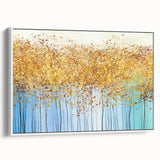 Golden Canopy Abstract – Modern Large Wall Art for Living Room