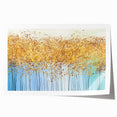 Golden Canopy Abstract – Modern Large Wall Art for Living Room