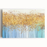 Golden Canopy Abstract – Modern Large Wall Art for Living Room