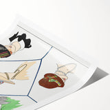 Fashionable Art Deco Wall Art – 1920s Vintage Hat Style Print