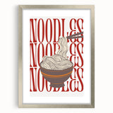 Textured abstract art print in silver frame, featuring swirling gray and white patterns, ideal for modern bedroom decor.