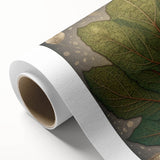 Rolled canvas showcasing a vibrant floral and botanical wall art design with intricate details, perfect for home decor, delivered securely in a protective tube.