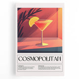 Large black and white stretched canvas depicting various kitchen utensils, ideal for kitchen wall art.