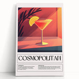 Large black and white stretched canvas featuring assorted kitchen utensils, ideal for kitchen wall art.