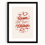 Extra large abstract art print featuring colorful, textured brush strokes on a framed black mat, ideal for living room decor.