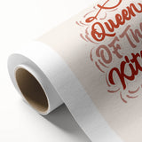 Art Deco-style poster depicting colorful, geometric shapes on rolled canvas, ideal for nursery wall art.