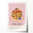 Rolled canvas print featuring an array of pastries in soft, warm tones.