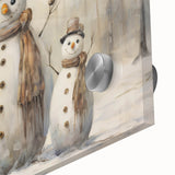 Winter Snowman Family – Heartwarming Christmas Art Prints