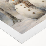 Winter Snowman Family – Heartwarming Christmas Art Prints
