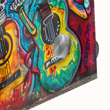 Colorful Cinco de Mayo Wall Art - Mexican Fiesta Skeleton Guitarists