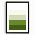 St. Patrick’s Day Wall Art - Minimalist Irish Green Gradient Print