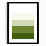St. Patrick’s Day Wall Art - Minimalist Irish Green Gradient Print