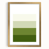 St. Patrick’s Day Wall Art - Minimalist Irish Green Gradient Print