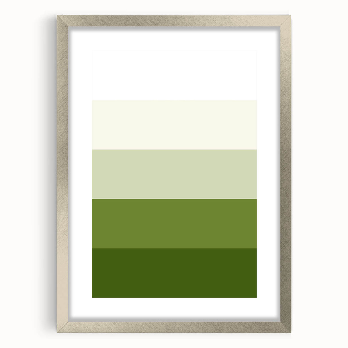 St. Patrick’s Day Wall Art - Minimalist Irish Green Gradient Print
